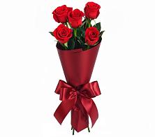 Букет 5 Красных роз Эдлесс Лав в Рудне Смоленской области