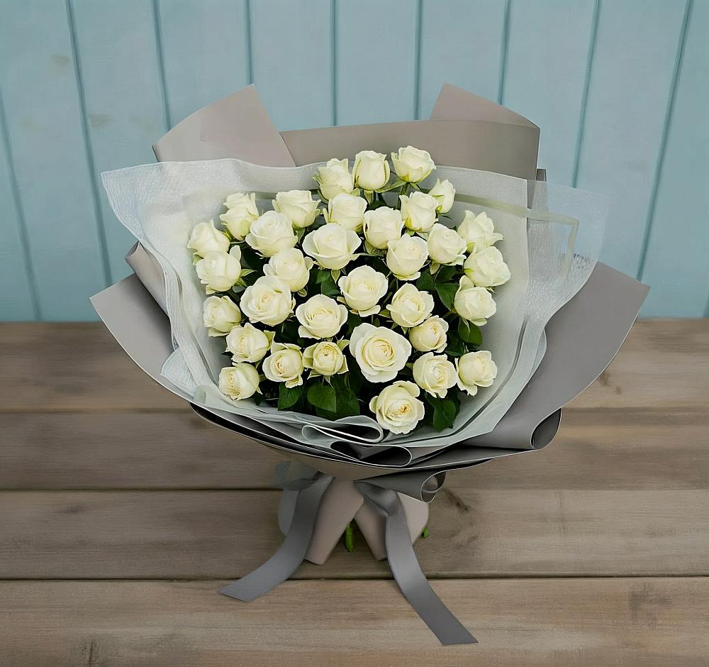 Букет Белоснежная нежность в Рудне Смоленской области