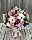 Букет цветов из: Альстромерии, Гвоздики, Розы и Хризантемы в Рудне Смоленской области