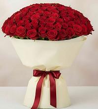 Букет 101 Красная роза Милано в Рудне Смоленской области
