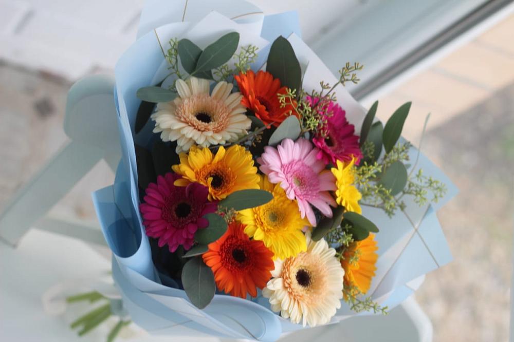 Букет цветов из: Герберы в Рудне Смоленской области