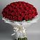 Букет 101 Красная роза Блэк Мэджик в Рудне Смоленской области