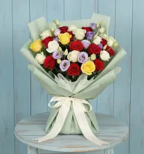 Букет цветов из:  Розы в Рудне Смоленской области
