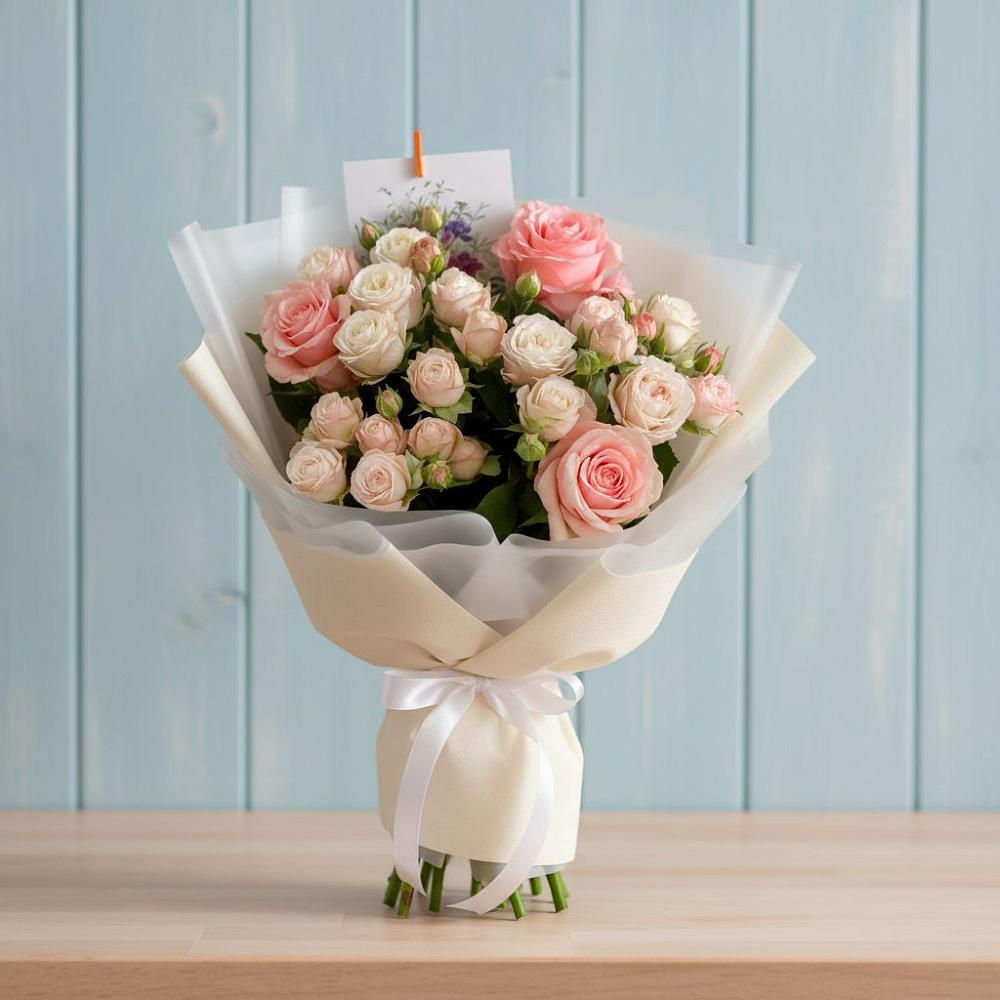 Букет цветов из: Розы в Рудне Смоленской области