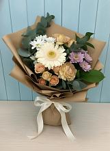 Букет цветов из:  Герберы и Хризантемы в Рудне Смоленской области