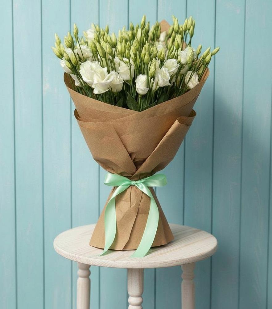 Букет цветов из: Лизиантусы в Рудне Смоленской области