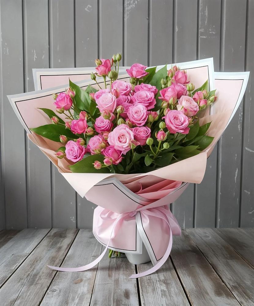 Букет Розовый кустик в Рудне Смоленской области