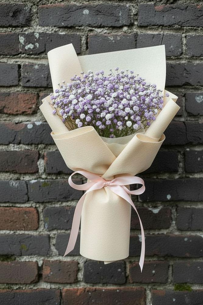 Букет цветов из: Гипсофила в Рудне Смоленской области