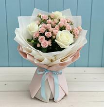 Букет цветов из:  Розы в Рудне Смоленской области