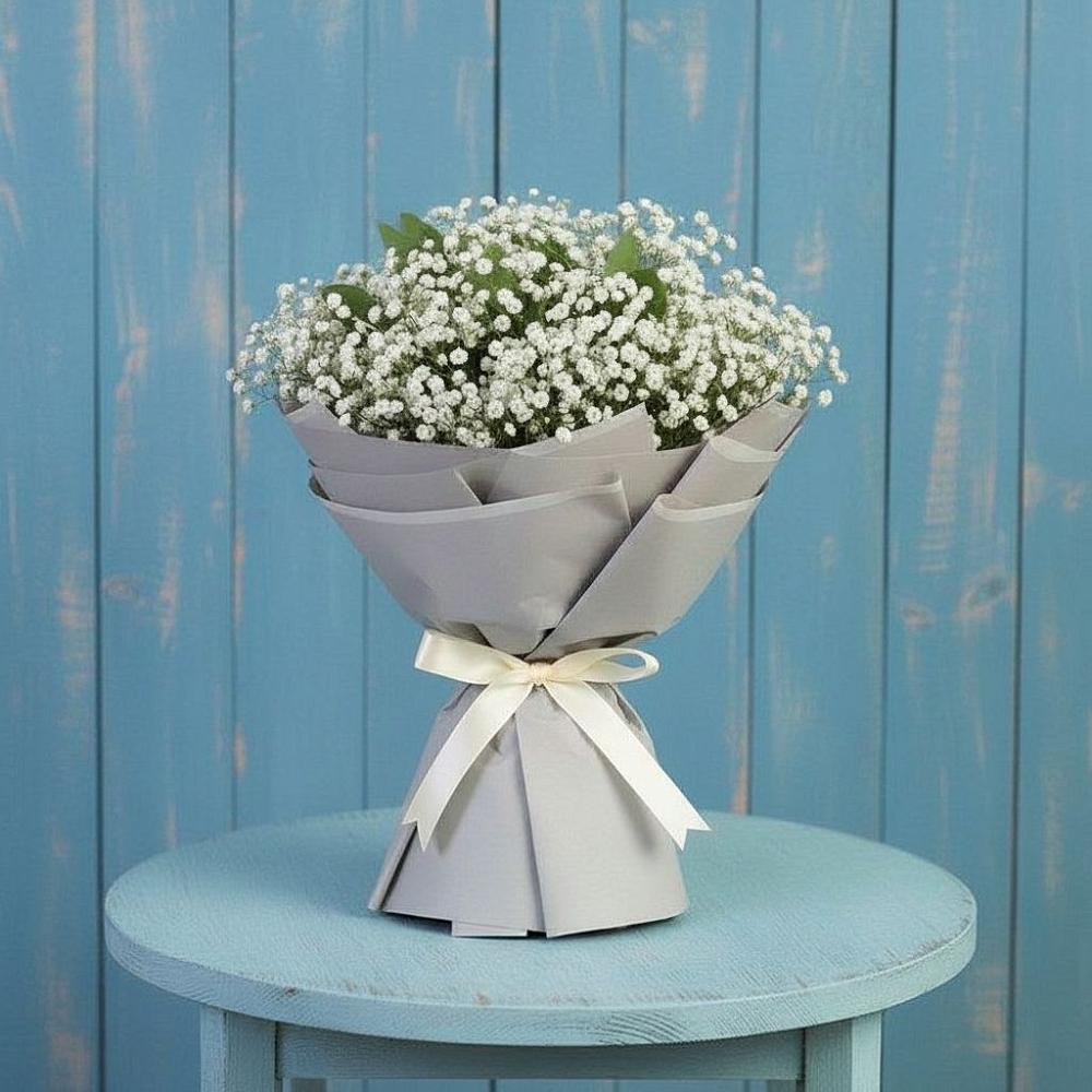 Букет цветов из: Гипсофила в Рудне Смоленской области