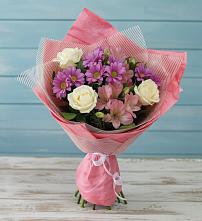 Букет цветов из:  Герберы #REPLACE_PRED# Рудне Смоленской области