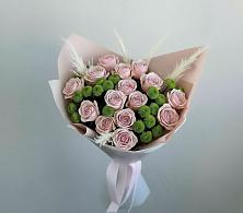 Букет цветов из:  Розы и Хризантемы в Рудне Смоленской области