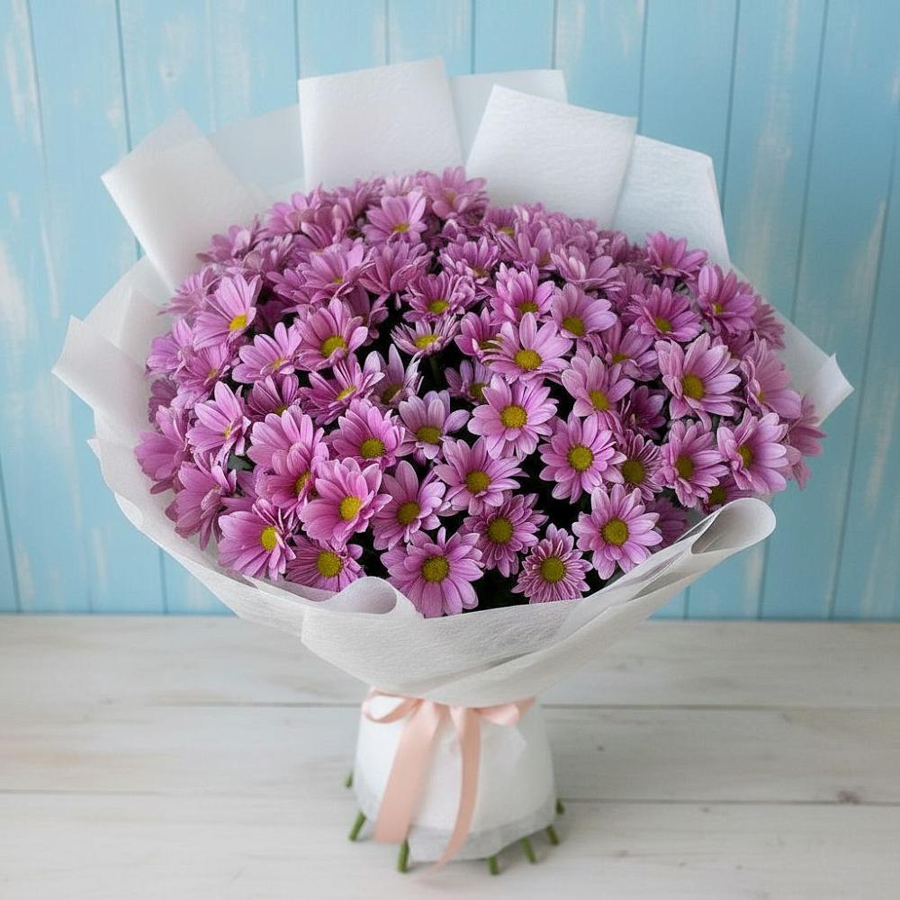 Букет цветов из: Хризантемы в Рудне Смоленской области