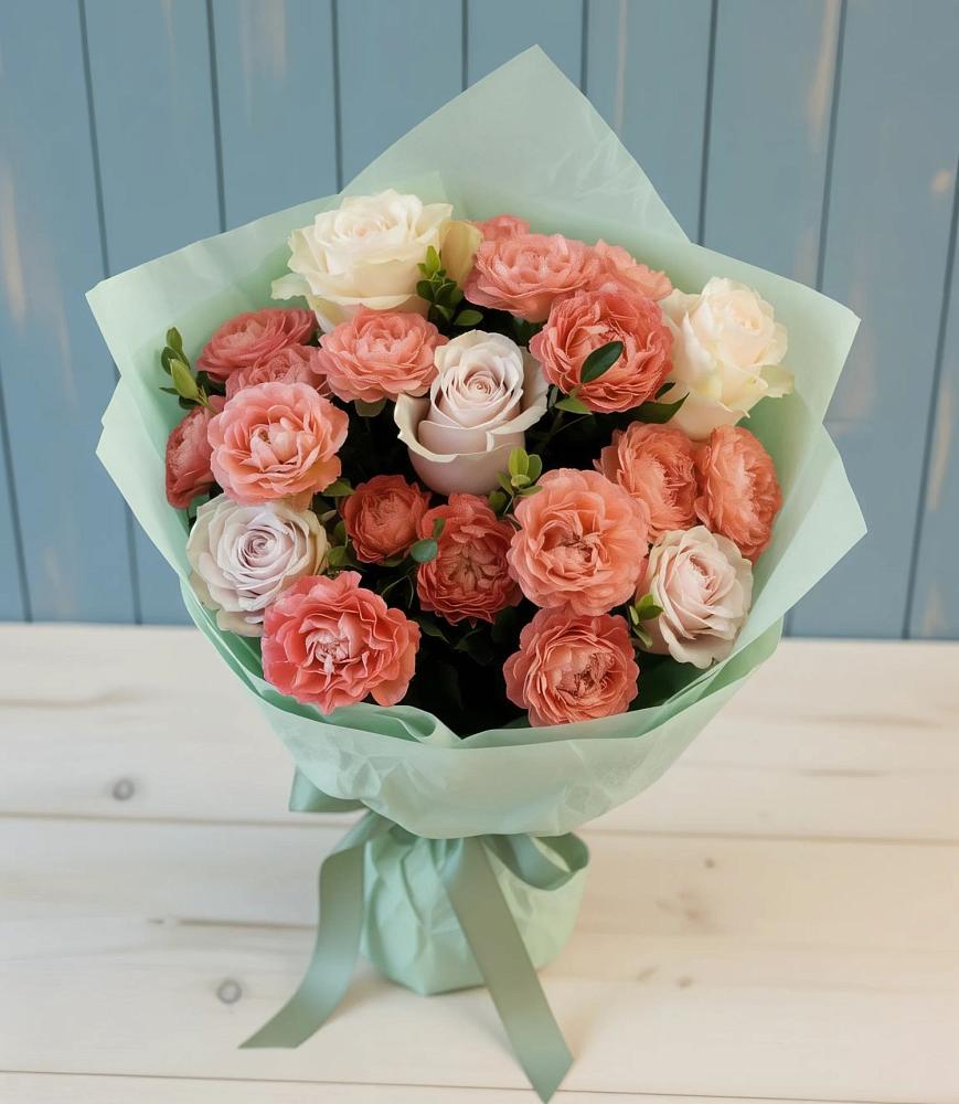 Букет цветов из: Розы в Рудне Смоленской области