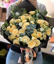 Букет цветов из:  Розы и Лизиантусы #REPLACE_PRED# Рудне Смоленской области