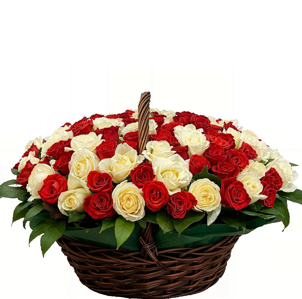 Премиум букет из: Розы в Рудне Смоленской области