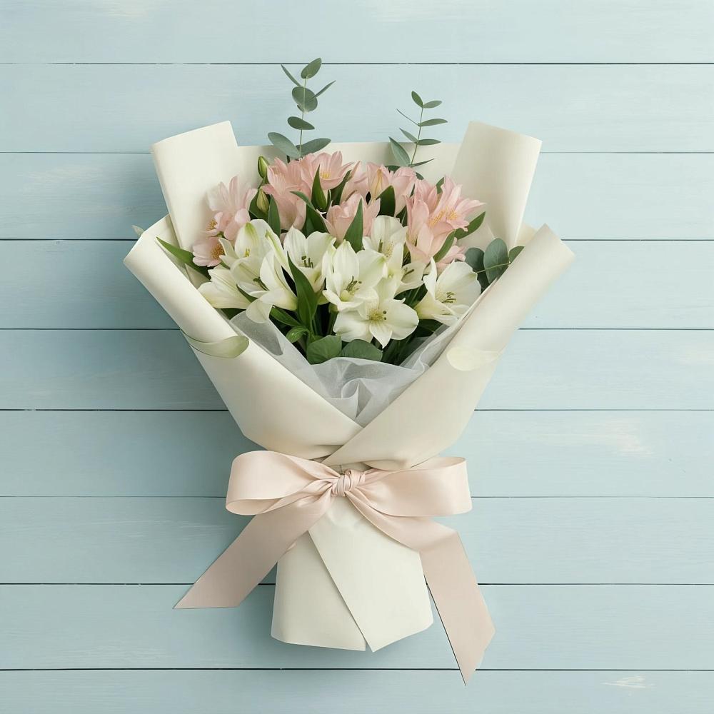 Букет цветов из: Альстромерии в Рудне Смоленской области