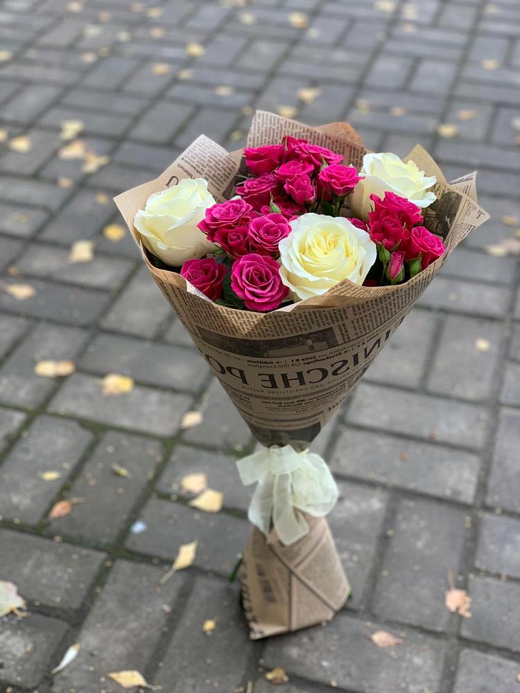 Букет цветов из: Розы в Рудне Смоленской области