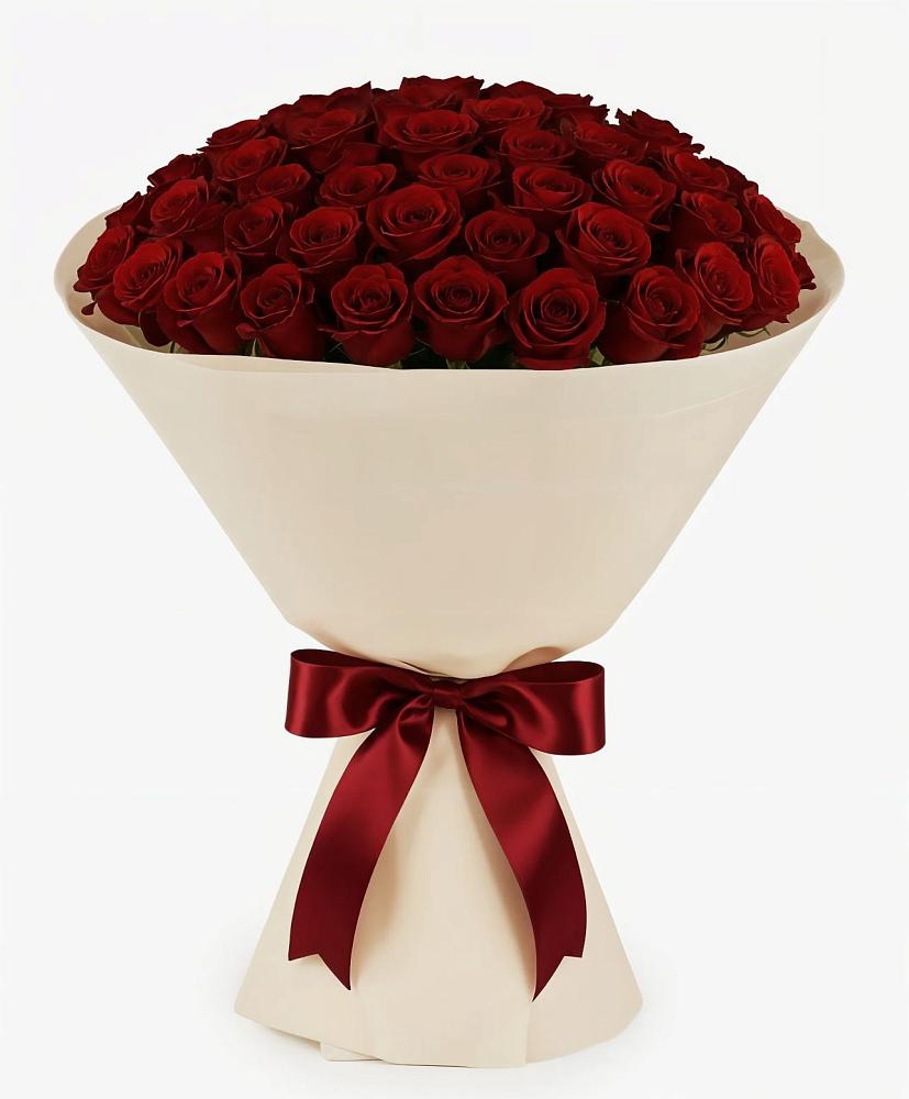 Букет 101 Бордовая роза Блэк Бакарра в Рудне Смоленской области