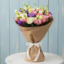 Букет цветов из:  Лизиантусы в Рудне Смоленской области