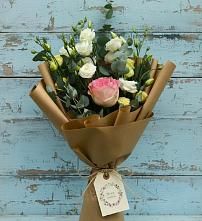 Букет цветов из:  Розы и Лизиантусы #REPLACE_PRED# Рудне Смоленской области